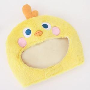 병아리 귀달이 모자 벙거지 귀덮개 방한 캐릭터 모자