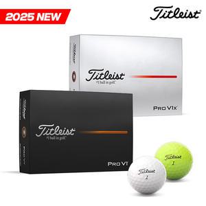 [아쿠쉬네트코리아정품]타이틀리스트 25년 신상품 PRO V1 / PRO V1X 골프공