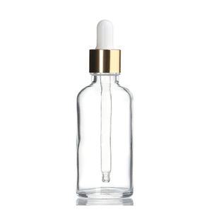 스포이드 투명 골드 뚜껑 50ml 향수 공병 향수용기 스프레이 유리 DIY