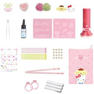 헬로키티 레진공예 아트세트 반짝이 주얼리 DIY 반지 머리핀 만들기 입체 영아 여자아이 틀