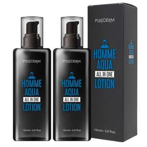 퓨어덤 옴므 아쿠아 올인원 로션 남성 150ml 2개