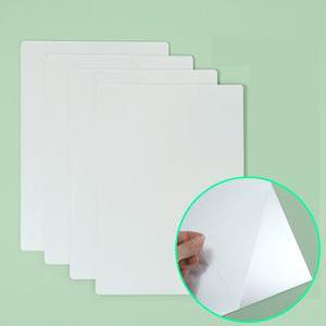 안깨지는 거울 붙이는 아크릴 부착식 깨지지않는 부착 벽에 안전 4p 20x30cm 직사각