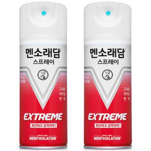 멘소래담 스프레이 익스트림 에스 핫타입 파스 180ml 2개