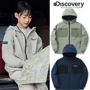 [디스커버리키즈](의정부점)[정상가 139.000원 ]  24SS 키즈 히든 후드 바람막이 자켓  DKWJ32041