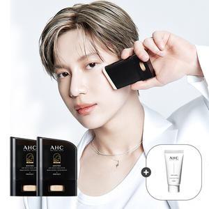 [AHC]  마스터즈 에어리치 선스틱 14g 2개 (+증정) 클렌징폼 30ml 1개