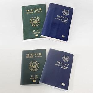 [셀러허브 패션][JHQSUCJ5_52IN]여권케이스 커버 여권지갑 투명 반투명