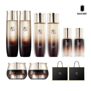 수려한 자우 럭셔리 진 기초세트 더블더블 (스킨x2로션x2엠플x2크림x2)
