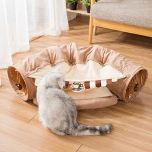 고양이 인기 힐링타임 숨숨집 놀이터 감성 하우스 캣 (WFH5K9D)