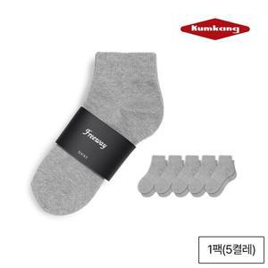 [금강제화]프리웨이 여성 5켤레 1PACK 양말 SHOSO2505WFREC7