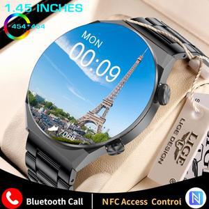 스마트워치 Lige 남자 스마트 워치 스포츠 AMOLED 454*454 화면 NFC 액세스 제어 Smart시계 블루투스 통화