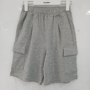 [에꼴리에][모다부평]5.5부 쿨 양면 버뮤다 카고 바지/25B0256GY