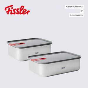 휘슬러 시그니처 스텐 밀폐용기 2pcs (ML)