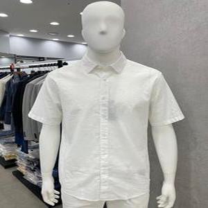 [트루젠]남자  면 혼방 시원한 여름 기본 반팔 캐주얼 셔츠 마 남방 정장 와