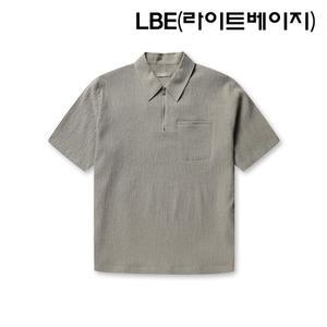[롯데백화점]프로젝트엠 남성 시어서커 반집업 셔츠 EPE2WC1389