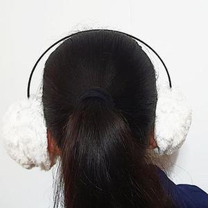 [MENPN8WP_53DU]방한귀돌이 겨울 기모 털귀마개(화이트)