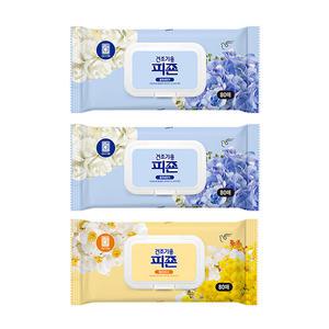 건조기용 피죤 오리지널  블루비앙카 80매, 2개 + 옐로미모사 80매, 1개
