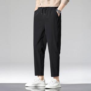 남자 경량 여름 슬랙스 팬츠 밴딩 쿨링바지 빅사이즈 3XL~5XL