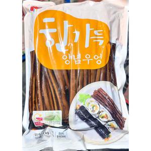 대용량 업소용 김밥용우엉 1000g 일미 양념 채 조림