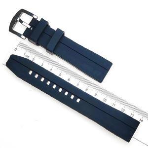 고무 워치 스트랩긴 스포츠 밴드블루 손목 밴드 팔찌갤럭시 워치화웨이 20mm22mm