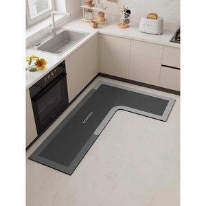 ㄱ자 주방매트 싱크대발판 발매트 60x160cm 빨아쓰는 PVC L자형 단품
