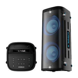 카날스 블루투스 충전용 뮤직스피커 시스템 BTS-8800/듀얼 8인치 우퍼/TWS기능/USB,TF카드/음악 덕킹 기능/악기연결 가능/400와트