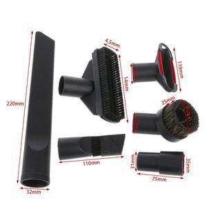 6In 1 진공 청소기 브러시 노즐 홈 먼지 틈새 계단 도구 키트 32mm