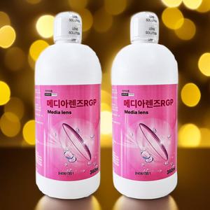 하드 렌즈 세척액 단백질 제거 드림렌즈 멸균 생리 식염수 360ml 2개