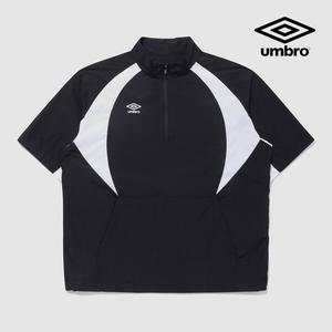 [엄브로] 더블컷 반팔 스탠넥 아노락 UQ221SWT54 BLK