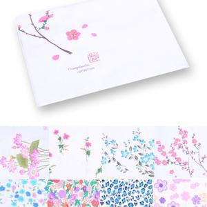 두겹 롱직각 플라워패턴 가제 나염 수건 /순면가제수건/데일리가제수건/소프트가제수건