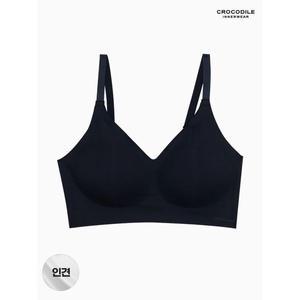 [하프클럽/ 이너웨어]쿨 인견 에어홀 스트랍 감탄브라 1종 블랙
