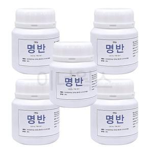 명반 백반 180g x 5개 백반가루 뱀퇴치제 봉숭아물 염색제 캠핑용품