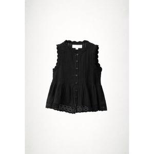 국내배송 ZARA 자라 주니어 키즈 핀턱  자수장식 셔츠 블랙 7521620800 1066934