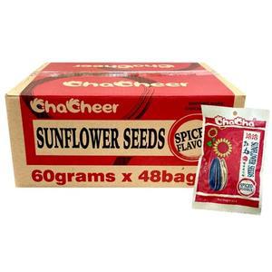 챠챠 해바라기씨 매운맛 60g 48개