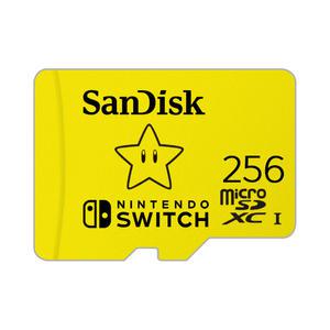 샌디스크 마이크로SD카드 닌텐도 스위치 전용 256GB QXAO 100MB/s EL