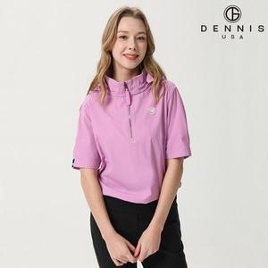 [데니스골프][DENNIS] 25SS신상 여성 스윙 루즈핏 후드 아노락 반팔_FAQMLJP672