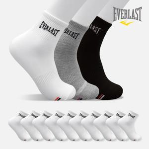 에버라스트 패션 여성 단목 중목 양말 10켤레 세트 스포츠 운동 두꺼운 장목 등산 등산용