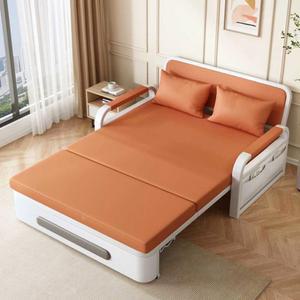 쇼파베드 패브릭 쇼파침대 인테리어 북유럽 거실 매트릭스 200CM 침대스툴 2인용 침실