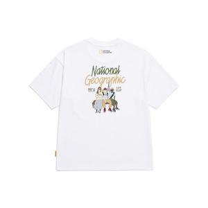 내셔널지오그래픽 N252UTS981 리젠아스킨 그래픽 반팔 티셔츠 WHITE 796610