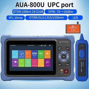 2025 MINI OTDR 1310/1550nm 26/24dB 광섬유 반사계 터치 스크린 VFL OLS OPM 이벤트 맵 이더넷 케이블 테