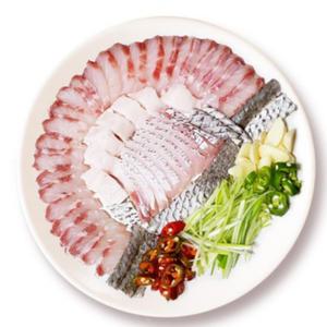 자연산 신안 민어회 모듬 2인분 (300g) 3-4인분 (500g)