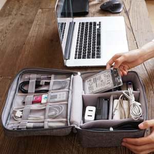 케이블 수납 마우스 USB 충전기 가방 디지털 파우치