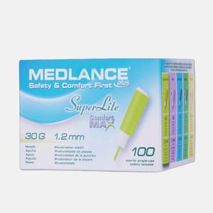 한독 메드란스 플러스 안전 자동 란셋 30G (100개)/일회용 채혈침 채혈침 사혈침