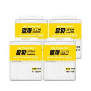 패드행사알짜(표준형) 100매 (43X53) 1박스 (4개입)강아지 배변 용품 배변판 화장실 애견