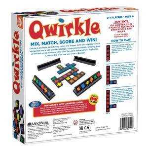 2~4인용 Qwirkle 전략 보드 게임, 6세 이상, 트레이가 포함된 디럭스 에디션 - 재미있고 매력적인 가족