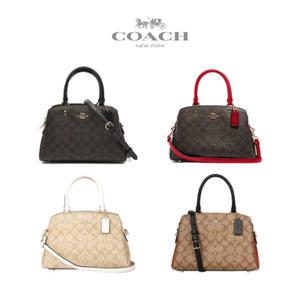 COACH 코치 미니 릴리 캐리올 시그니쳐 토트백 F91494