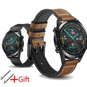 갤럭시 워치 3 용 시계 스트랩, 기어 S3 프론티어 가죽 루프 팔찌, 22mm, 46mm,  GT 2, 프로 밴드