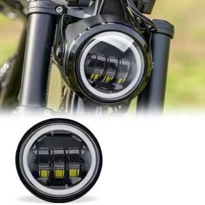 12-48V 전자 자전거 밀폐형 빔 4.5 인치 원형 LED 헤드라이트(Higo 커넥터 ) 전자 자전거 Super73용 풀 화