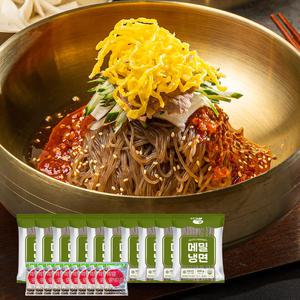 자연맘스토리 비빔 메밀냉면 10인분 1세트 (면1인분10개+비빔장10개)