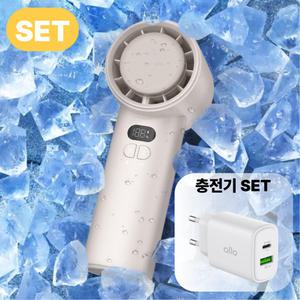 [여행세트] [3초 급속냉각] 알로코리아 에어컨 선풍기 FA3 + 25W 초고속 듀얼 충전기 UC225GPD