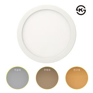 진성 LED조명 슬림 무타공 엣지등 4 12W 자석식 직부등 매입등 할로겐대체